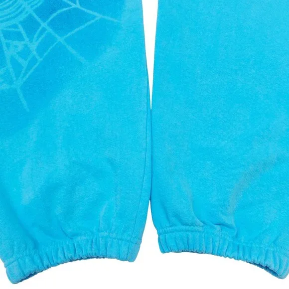 Sp5der OG Web V2 Spray Sweatpants Light BlueSpider Worldwide